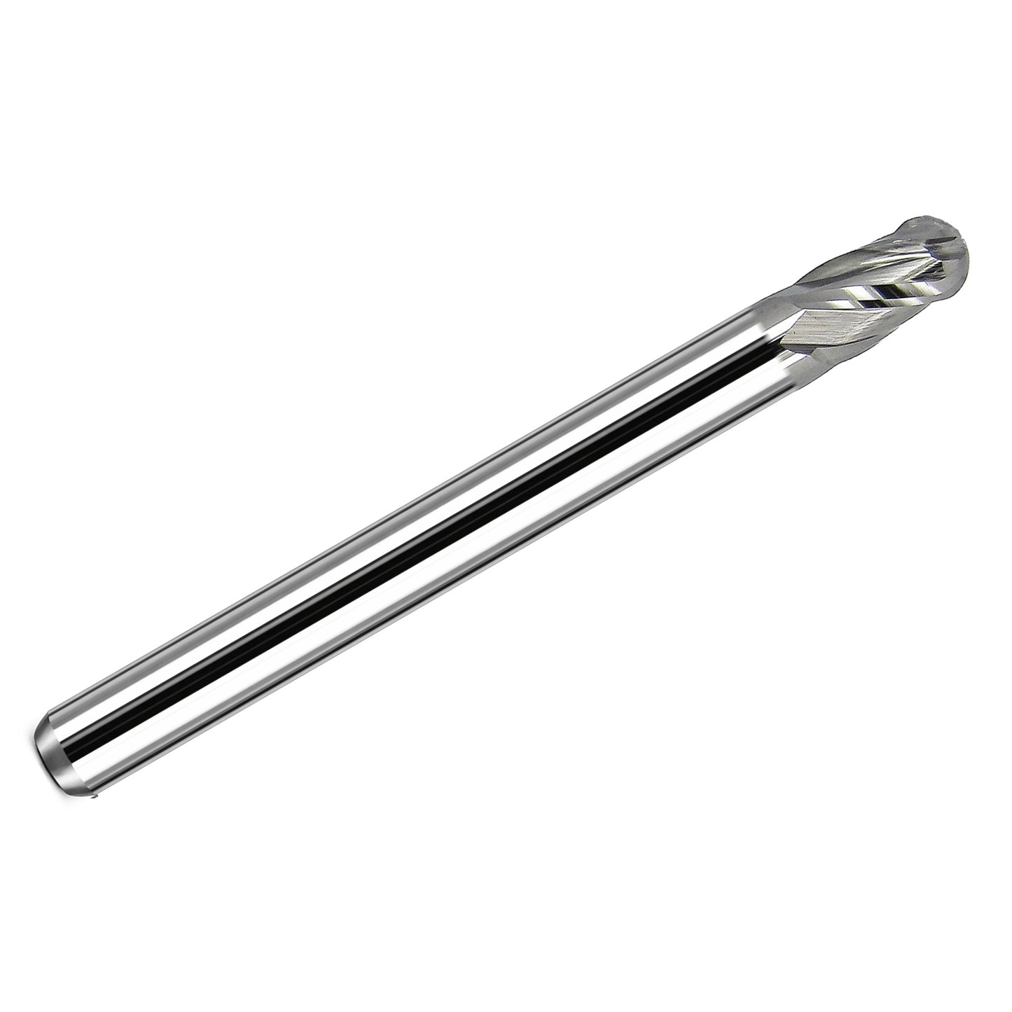3/16 inch (4.76mm) 4 flute solid carbide ball nose end mill Kyocera USA 1835-1875.312 full tool view