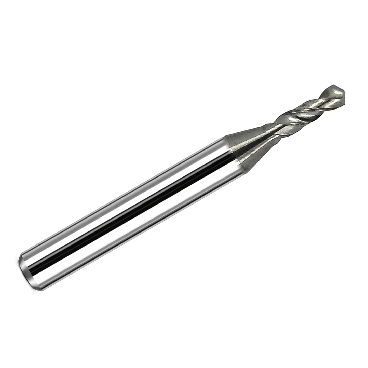 Kyocera 1.60mm carbide micro drill bit with short overall length and 3mm shank