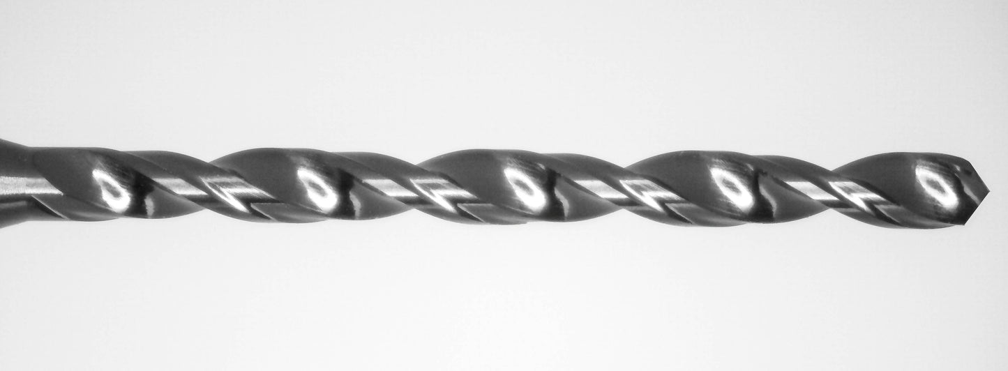 Close-up of Kyocera 1.60mm DLC coated micro drill tip