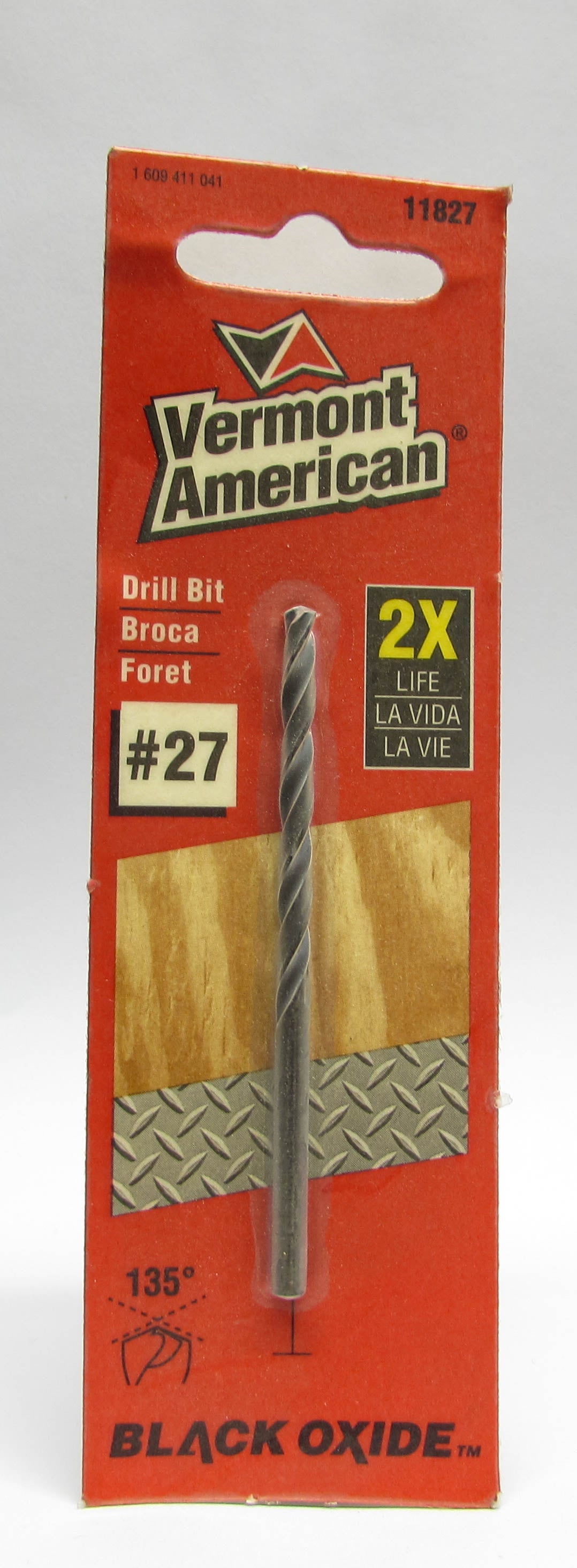 Vermont American Black Oxide HSS Jobber Drill Bits, Wire Gauge Sizes
