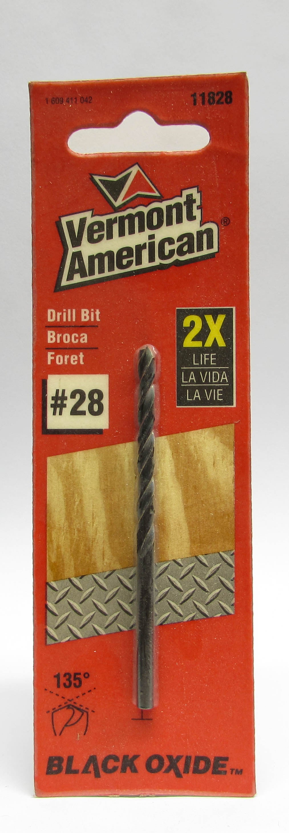 Vermont American Black Oxide HSS Jobber Drill Bits, Wire Gauge Sizes