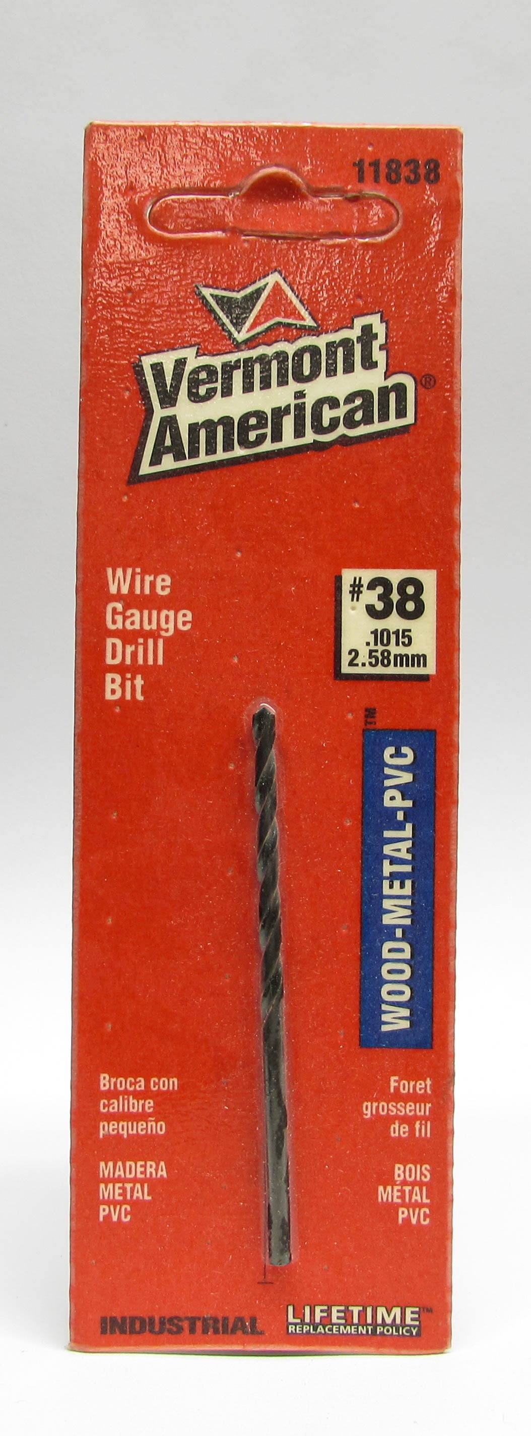 Vermont American Black Oxide HSS Jobber Drill Bits, Wire Gauge Sizes