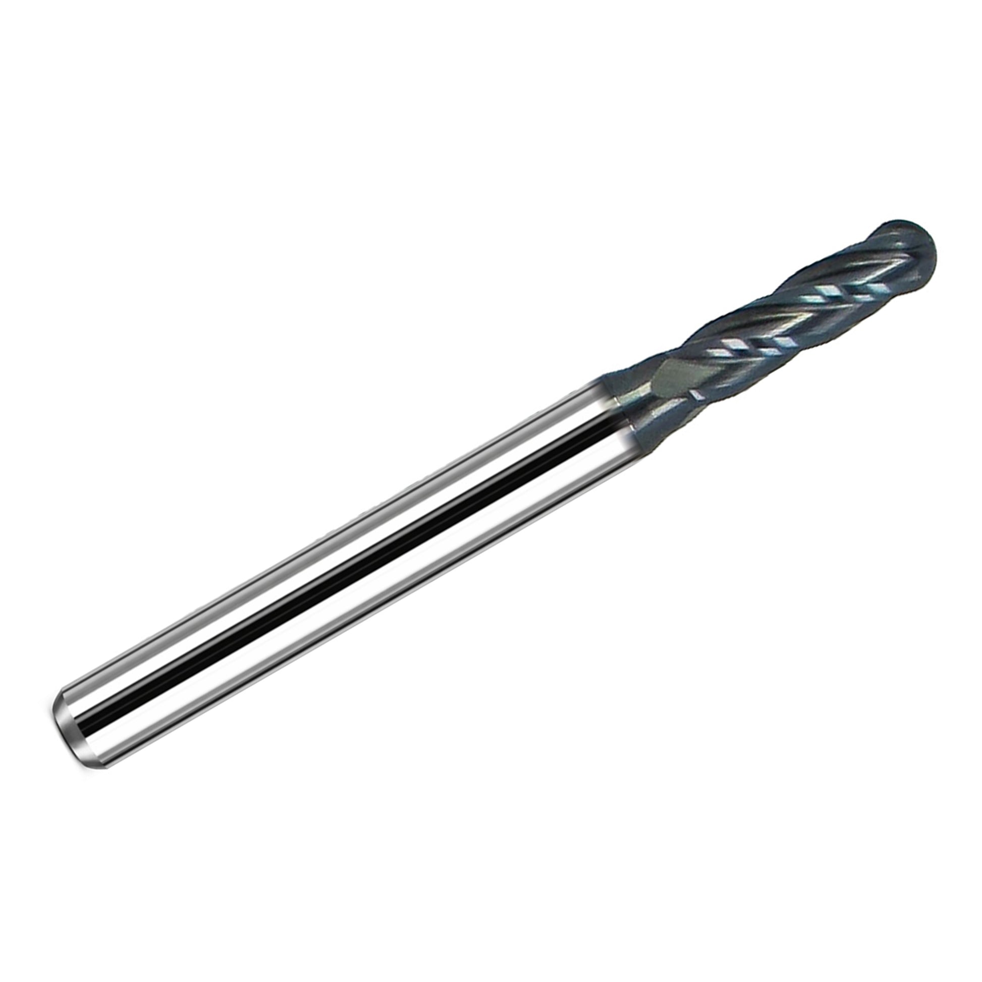 5/32 inch 0.1562 ball nose carbide end mill altin coated kyocera 4 flute