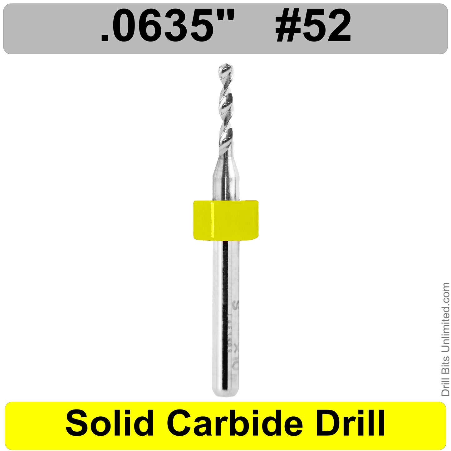Carbide Drill Bits – Choose Your Size, .037″–.0787″, 1/8″ Shank CD2