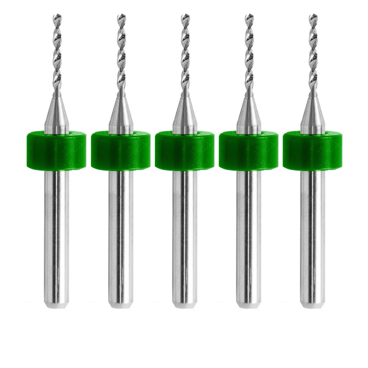 1.00mm (.0394") x .400" LOC Carbide PCB Drill – 20mm LPKF Ring – 1 or 5 Pack