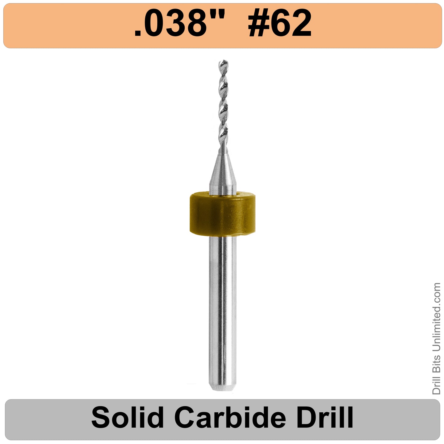 Carbide Drill Bits – Choose Your Size, .037″–.0787″, 1/8″ Shank CD2