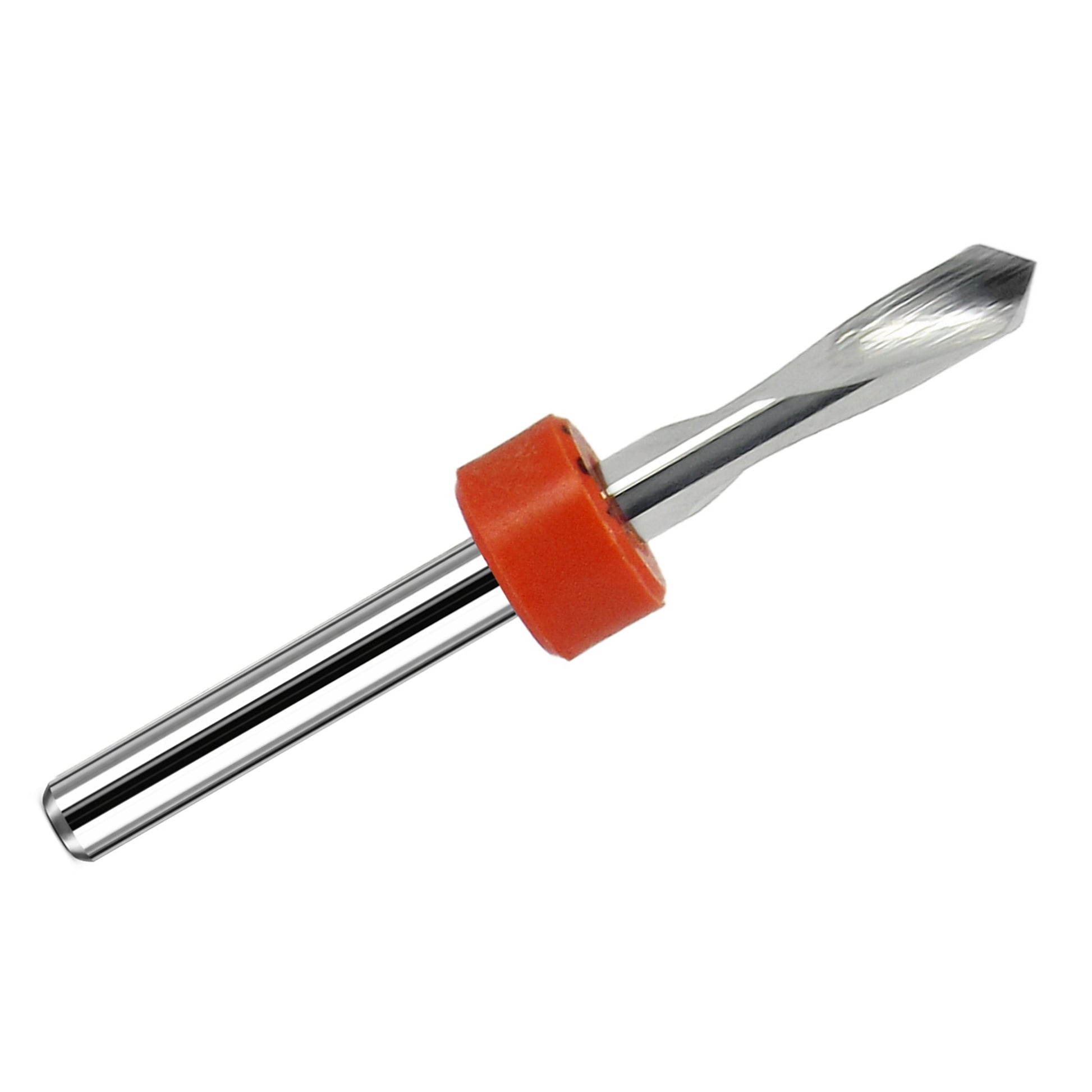 90 degree 2 flute spiral carbide V engraver with 1/8 inch shank made in USA