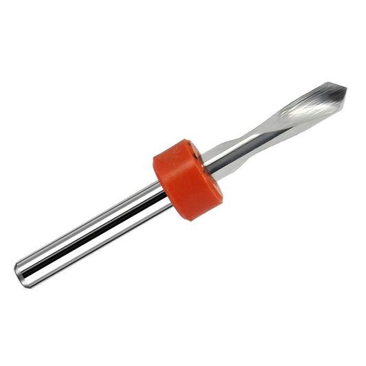 90 degree 2 flute spiral carbide V engraver with 1/8 inch shank made in USA