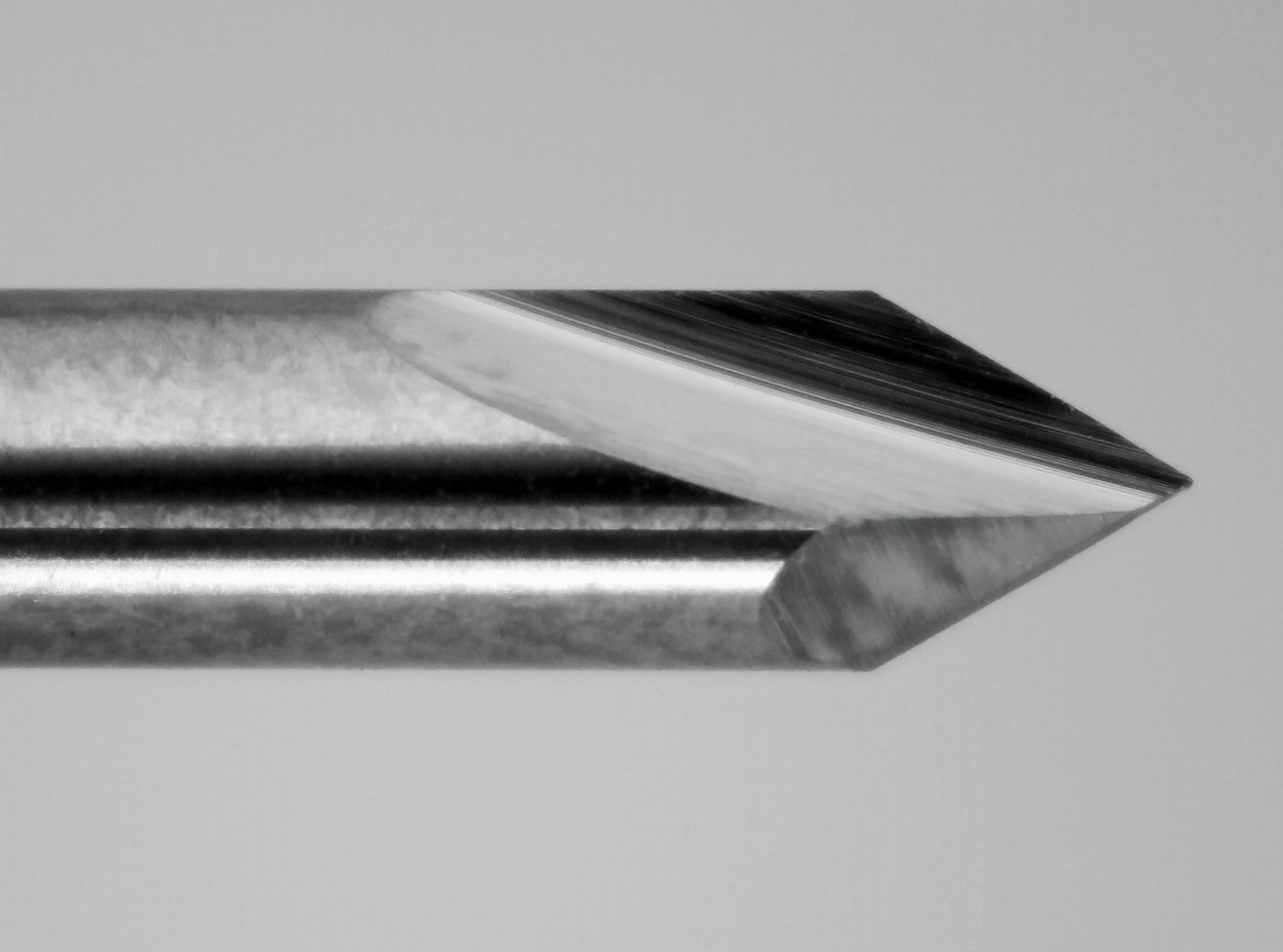 60° Carbide Chamfer Mill, 3mm Shank, 2-Flute, 2.00" OAL | CM105