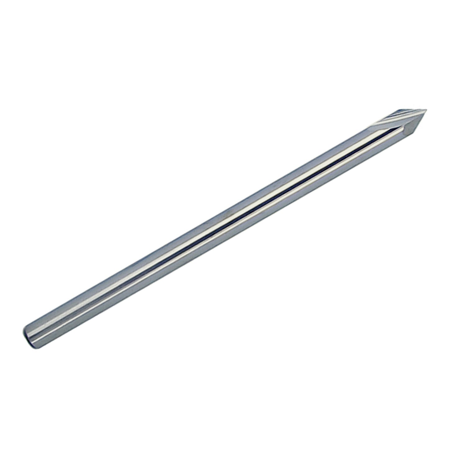 60° Carbide Chamfer Mill, 3mm Shank, 2-Flute, 2.00" OAL | CM105