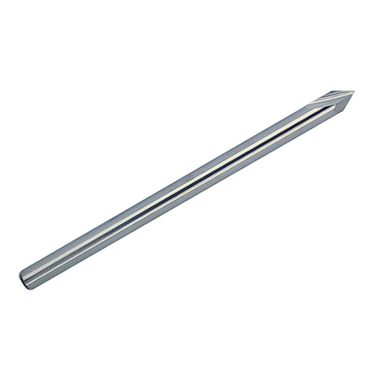 60° Carbide Chamfer Mill, 3mm Shank, 2-Flute, 2.00" OAL | CM105