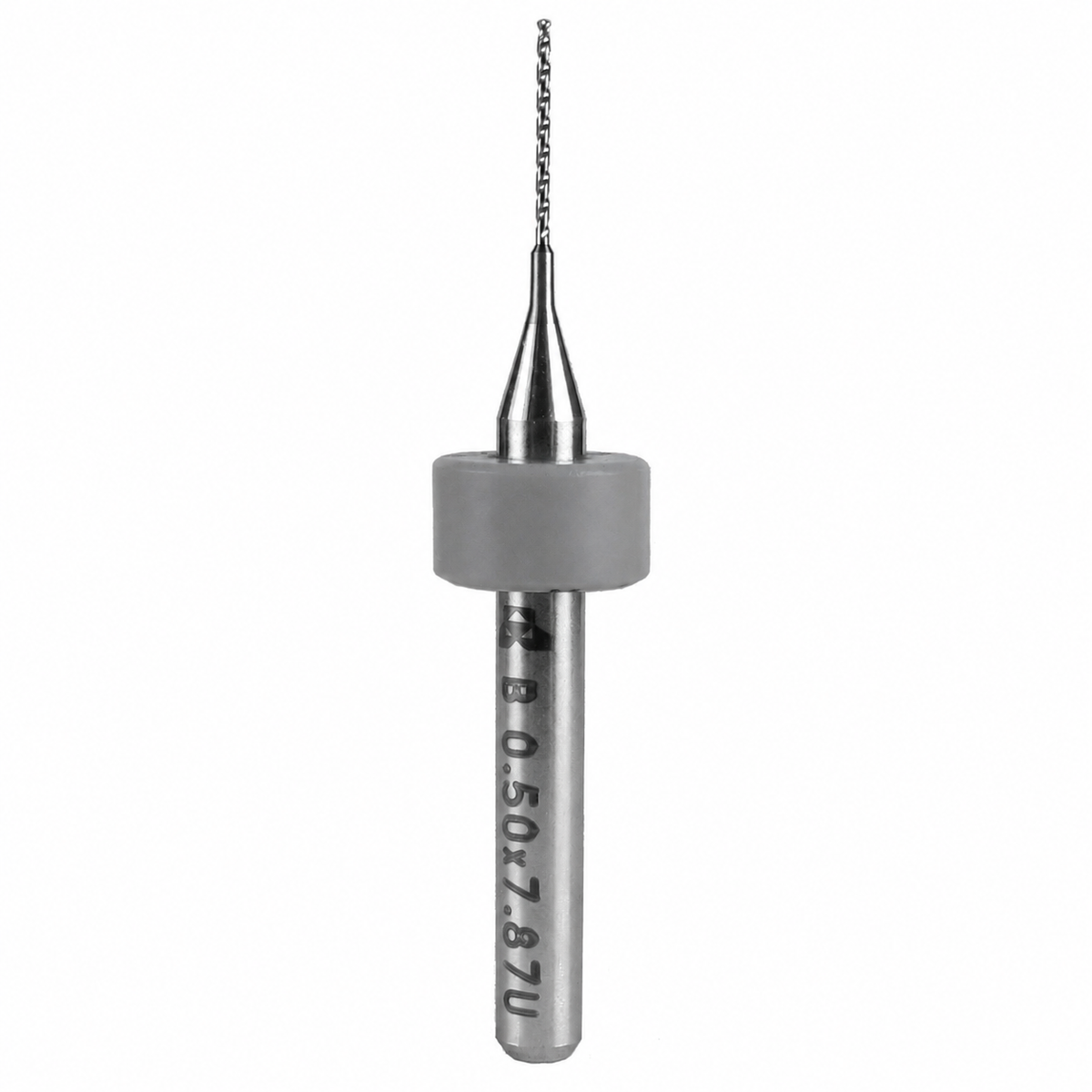 0.50mm (.0197") x .310" FL Carbide PCB Drill – 20mm LPKF Ring – 1 or 5 Pack