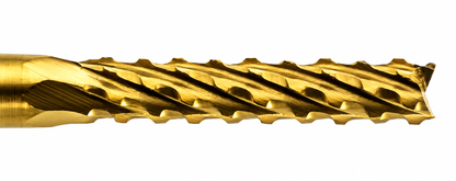 10 Pc Titanium Coated Diamond Flute PCB Router Bit Set, Fish Tail, 1/8" Shank | RSET-100