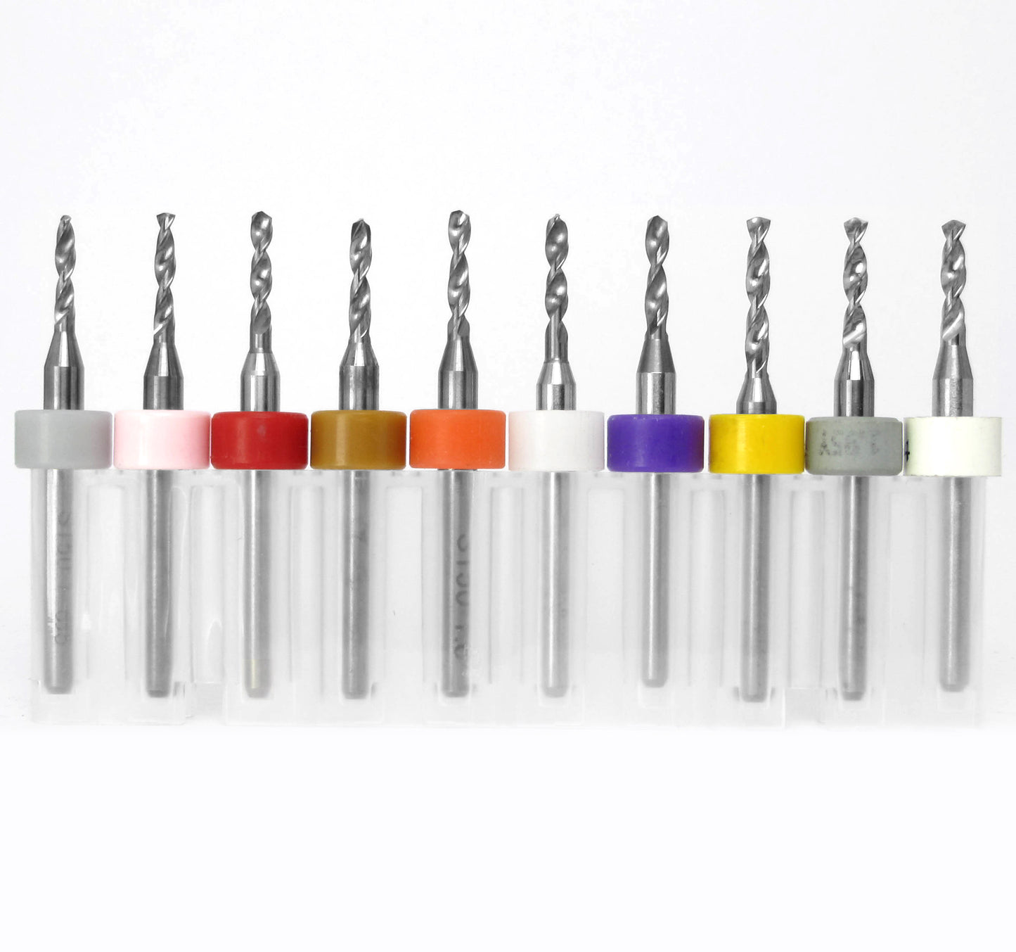 Carbide Drill Bit Set – Incremental Sizes .065″–.0785″, 10-Piece, 1/8″ Shank