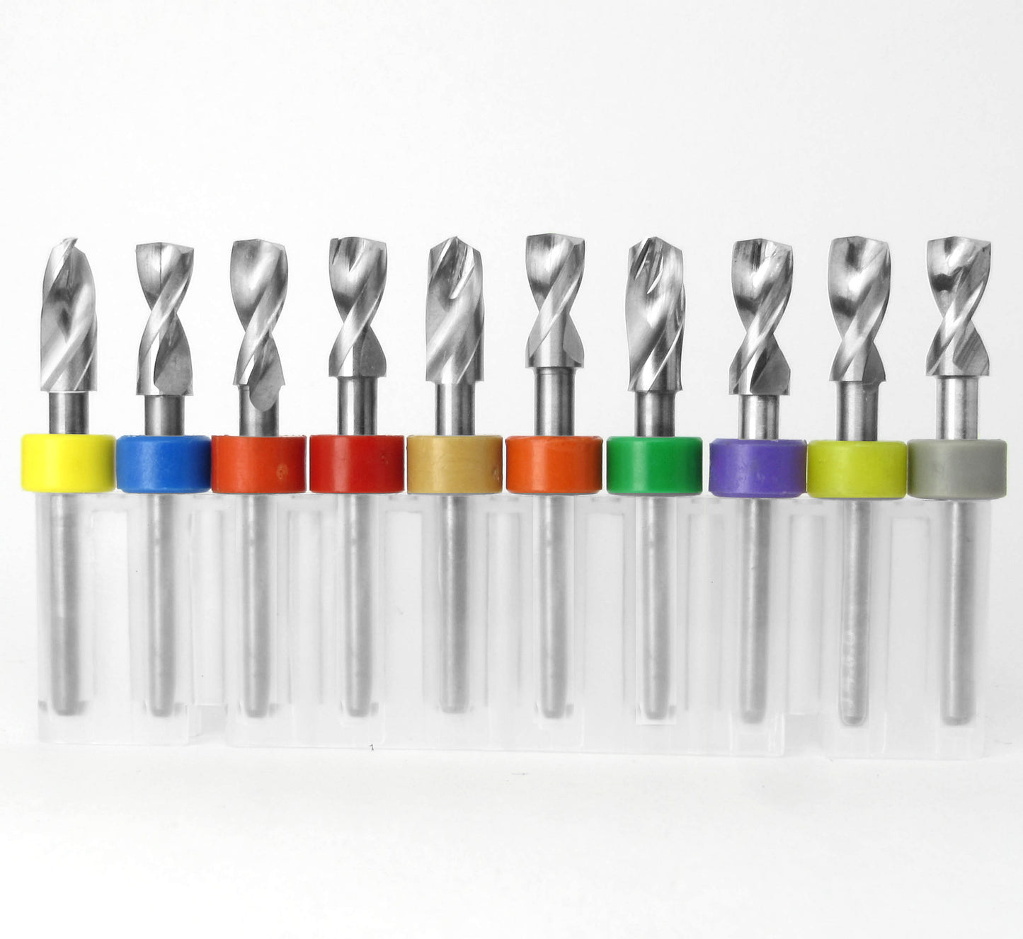 Carbide Drill Bit Set – Incremental Sizes .177″–.191″, 10-Piece, 1/8″ Shank