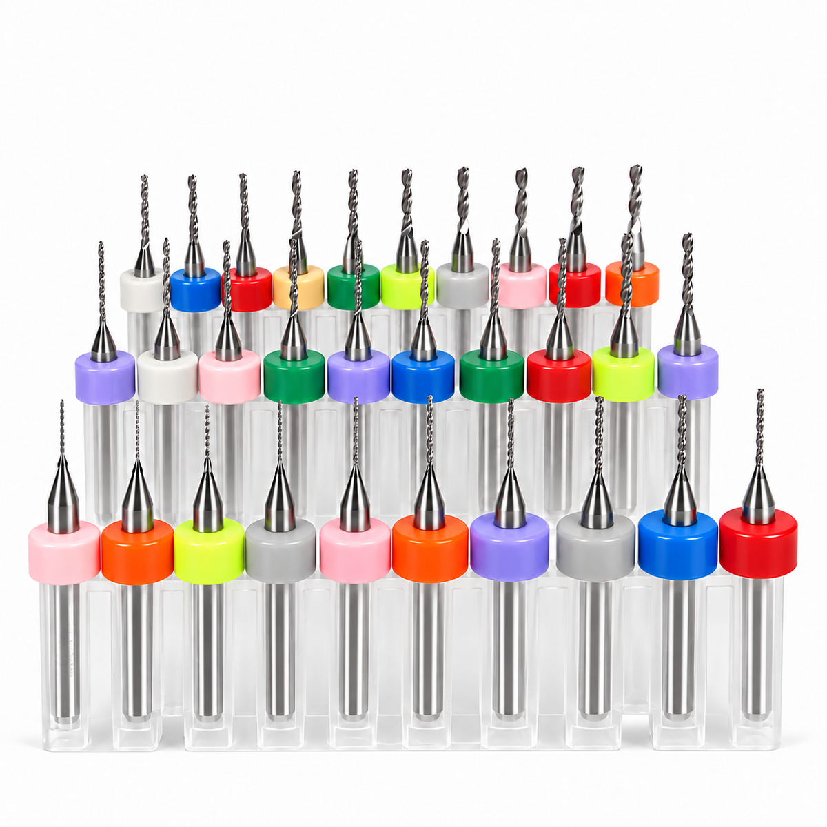 0.35mm–1.80mm Keihin Pilot, Slow & Main Jet Drill Set, 30 Pc Solid Carbide | CDS-K30