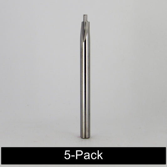 1/16 corner rounding end mill 4 flute carbide 1/8 shank