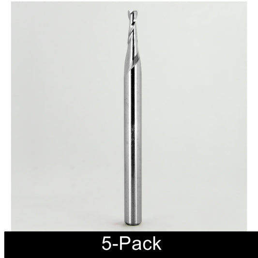 .067 inch 2 flute carbide square end mill 1/8 shank