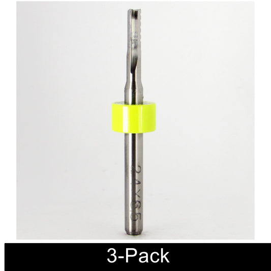 2.40mm carbide roughing end mill 3 flute chip breaker square end