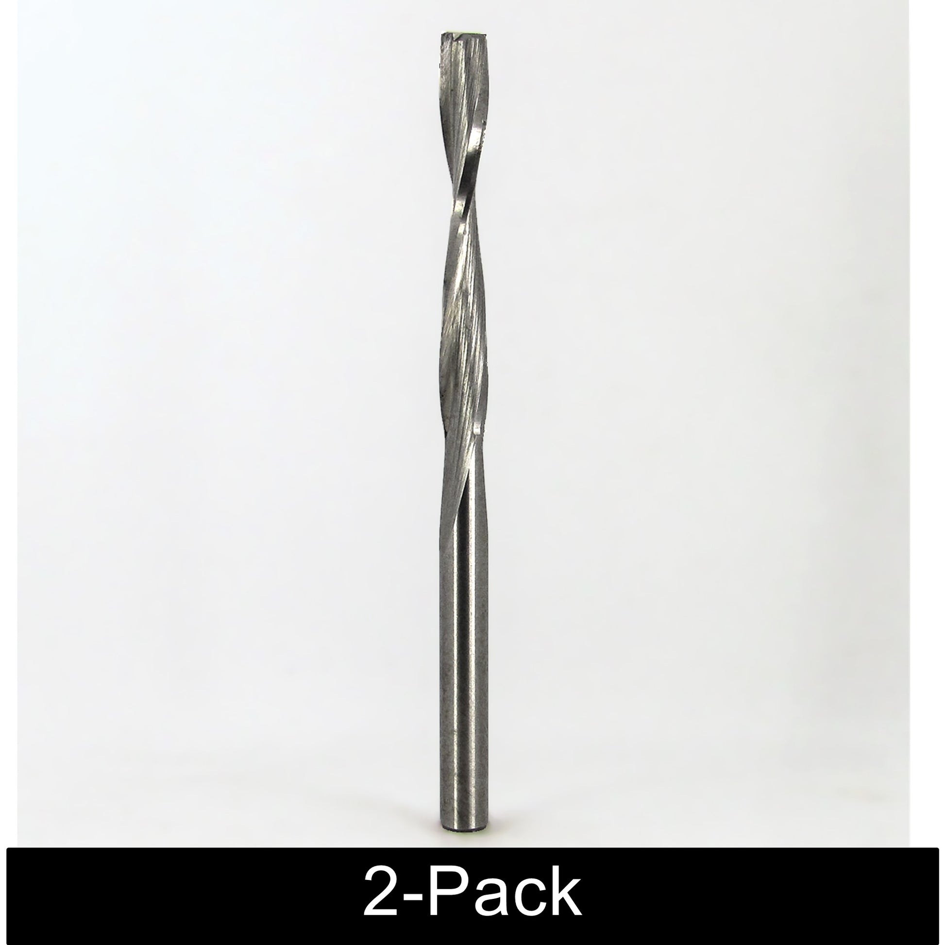 1/8 inch 2 flute carbide end mill square end 1 inch length of cut