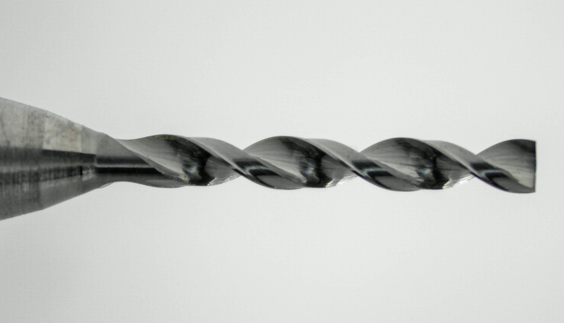 55 counterbore drill cutting tip flute detail close up