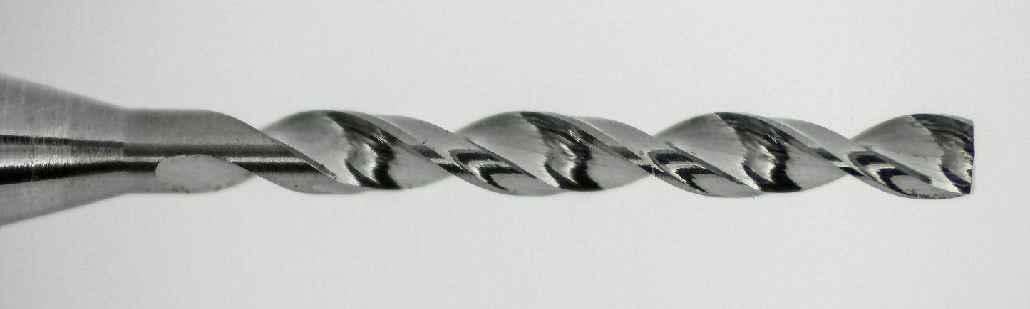 0.024 carbide counterbore drill flute detail