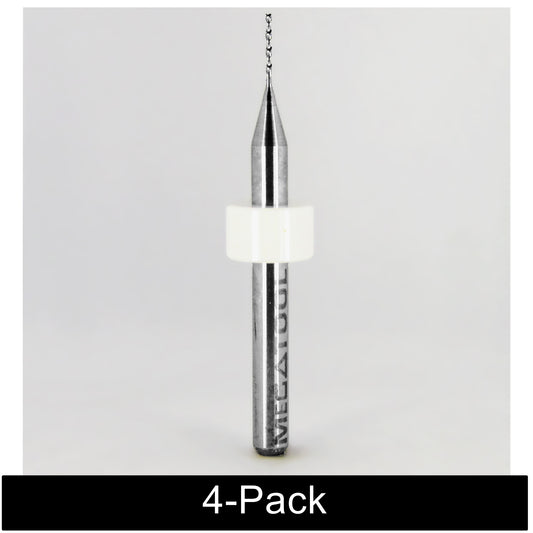 0.60mm 0.024 carbide counterbore drill 4 pack