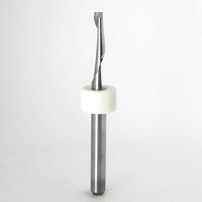 3/32 single flute carbide end mill square end cnc tool

