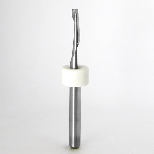 3/32 single flute carbide end mill square end cnc tool
