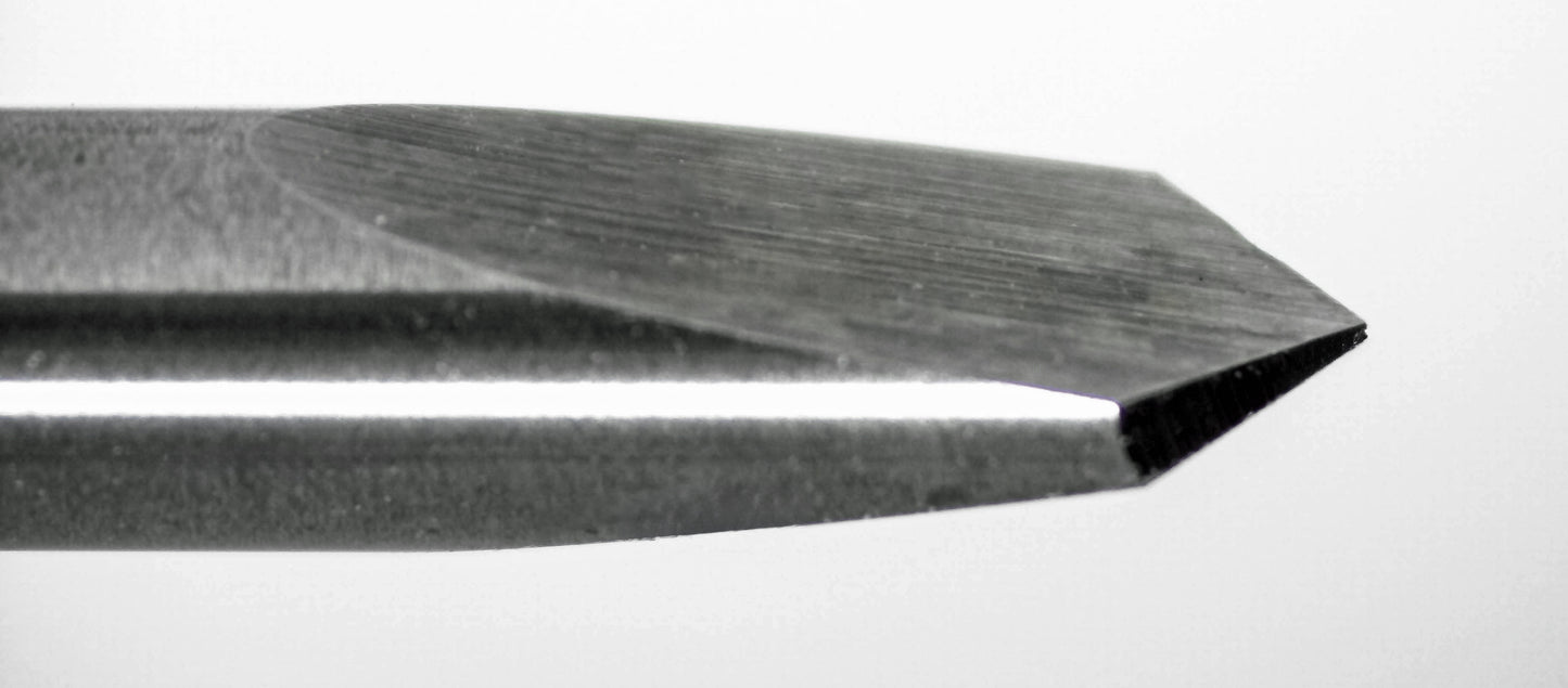90° Solid Carbide V-Groove Engraving Bit – 1/8" Shank – 1.50" OAL – 3 Pack