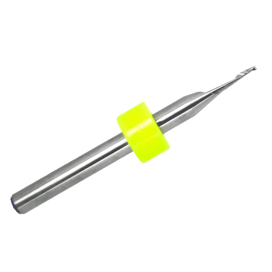 .0394" 1.00mm x .157" LOC 1-Flute Carbide End Mill LUM-D
