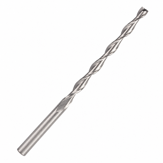 0.1250" (1/8") x 1.70" LOC Extra-Long 2-Flute Square End Carbide End Mill, 1/8" Shank | M2-210