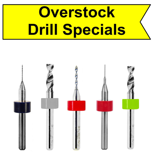Overstock New Drill Specials - Select Sizes - Limited Quantities - Huge Savings!