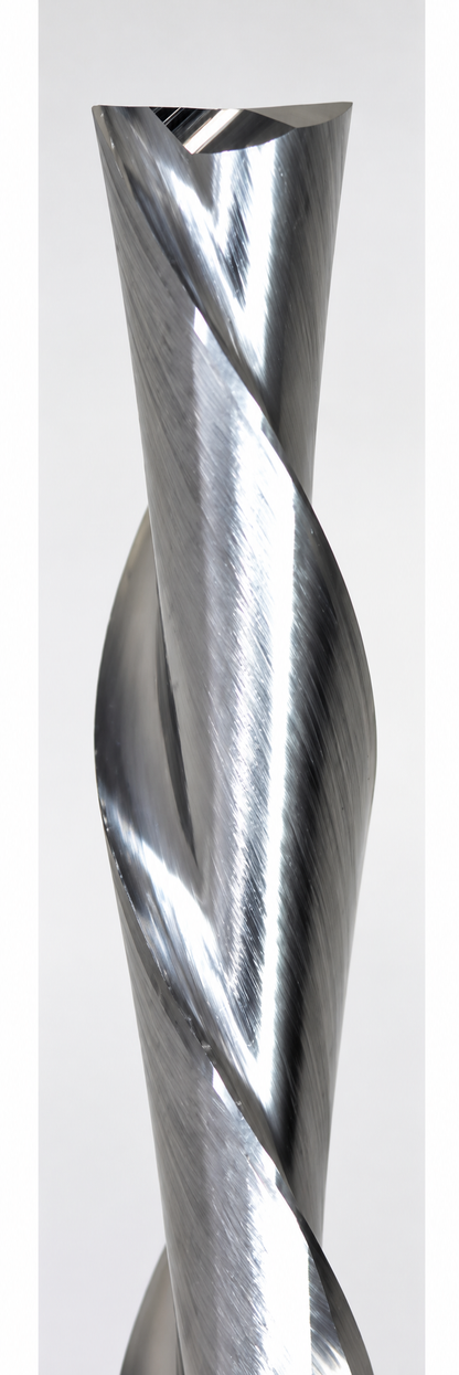 0.1250" (1/8", 3.175mm) x .600" LOC 2-Flute Down-Cut Square End Carbide End Mill, 1/8" Shank | M2-170