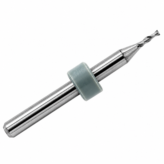 0.0354" (0.90mm) x .120" LOC Kyocera 2-Flute Square End Carbide End Mill, 1/8" Shank | M205