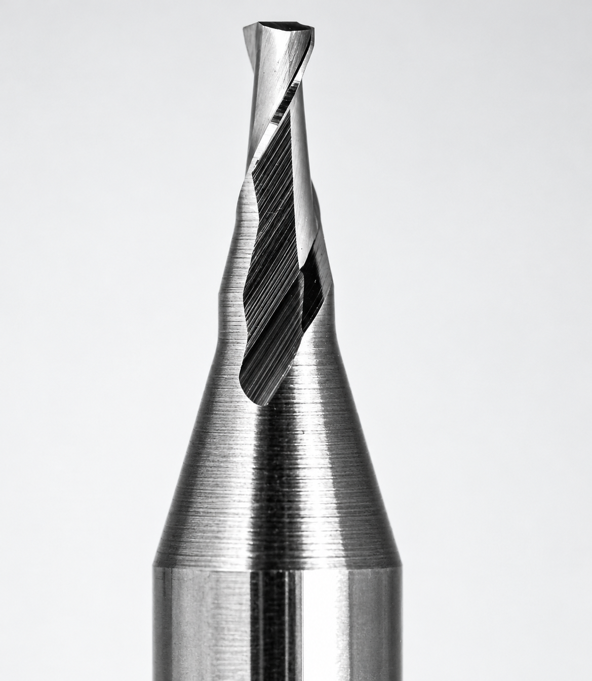 0.0394" (1.00mm) x .060" LOC 2-Flute Stub Length Square End Carbide End Mill, 1/8" Shank | M109ST