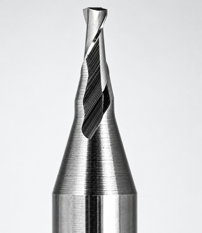 0.0394" (1.00mm) x .060" LOC 2-Flute Stub Length Square End Carbide End Mill, 1/8" Shank | M109ST