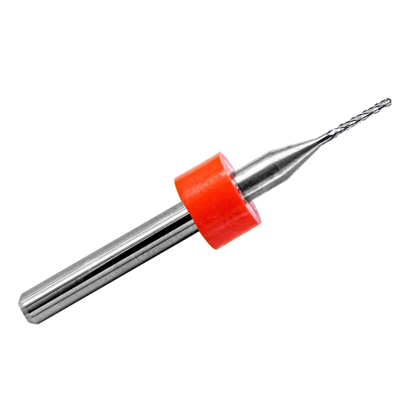 1/32 inch diamond flute carbide router with drill point tip and up cut design
