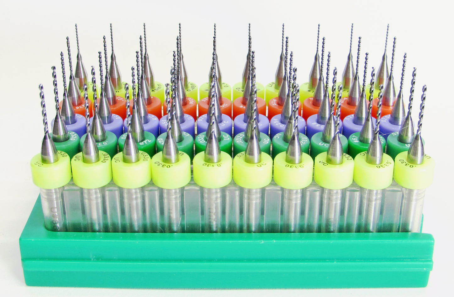 .0180"–.0472" 100 Pc Carbide Drill Bit Set | 10 Sizes, 1/8" Shank | A3