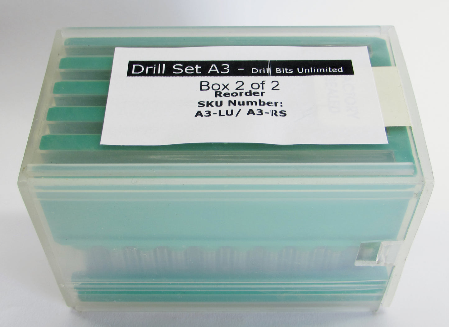 .0180"–.0472" 100 Pc Carbide Drill Bit Set | 10 Sizes, 1/8" Shank | A3
