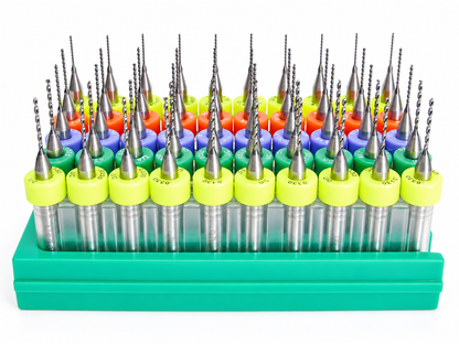 .0180"–.0472" 100 Pc Carbide Drill Bit Set | 10 Sizes, 1/8" Shank | A3