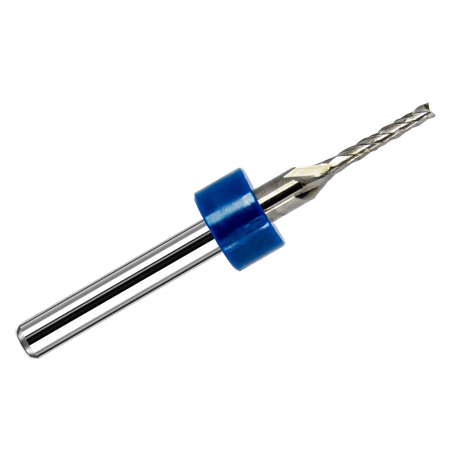 1.40mm diamond flute carbide router with fish tail tip and 1/8 inch shank