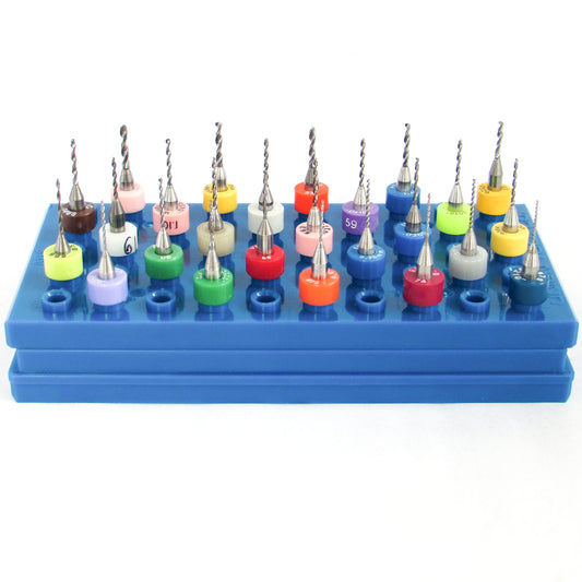Carburetor Jet Drill Set #75–#51 – 25 Pc, .0210"–.0670", Solid Carbide