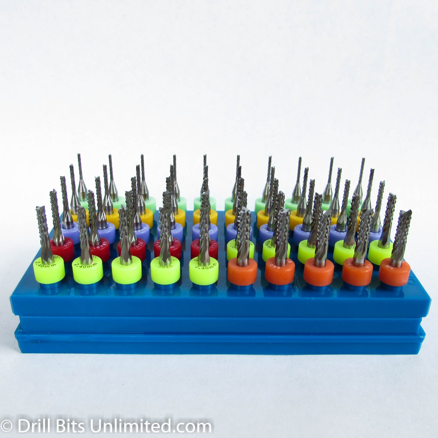Fifty Piece - Six Size - Diamond Router Variety Set - Fish Tail Tips DCF-50