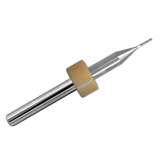 0.60mm diamond flute carbide router by Kyocera with fish tail tip