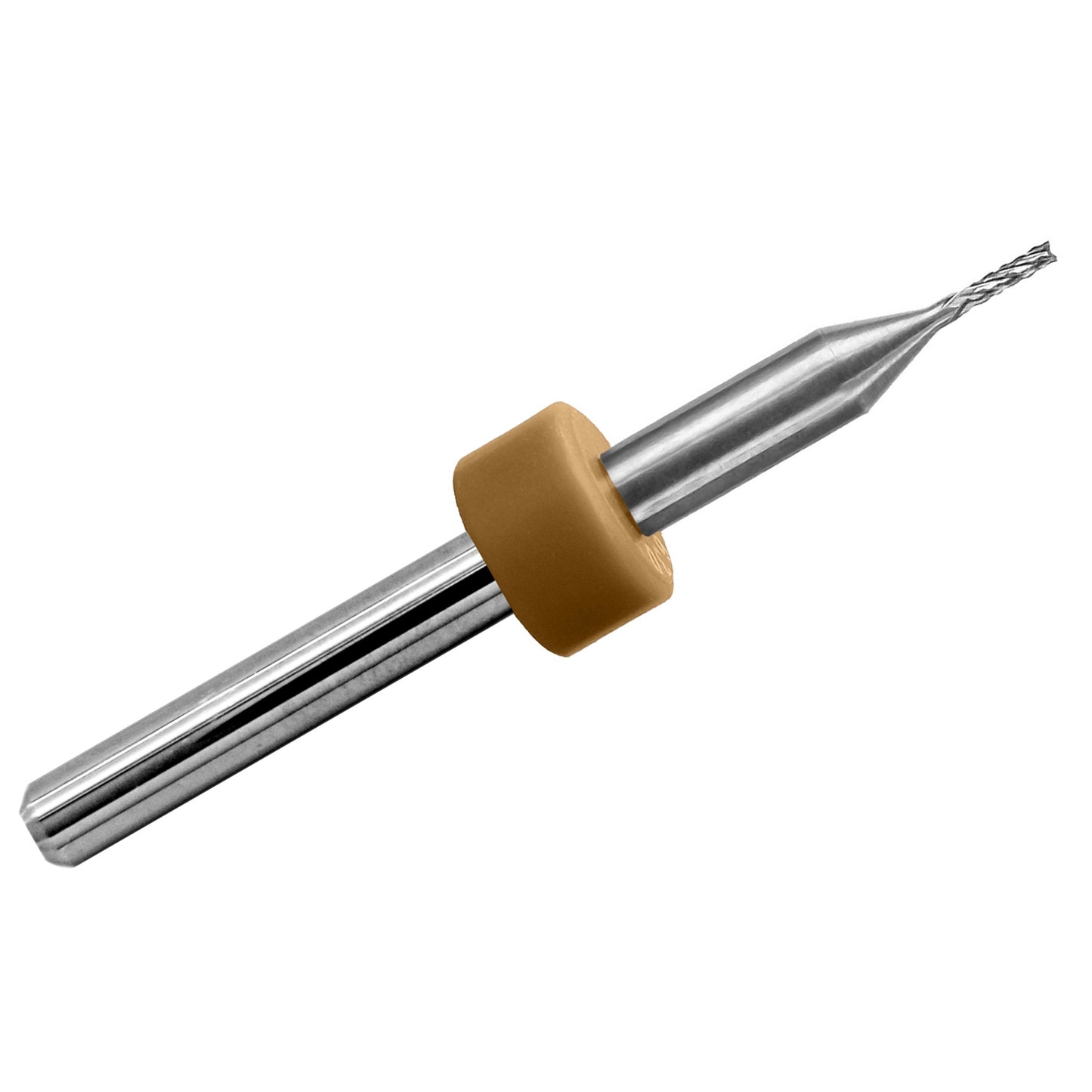 1/32 inch diamond flute carbide router with up cut design and fish tail tip