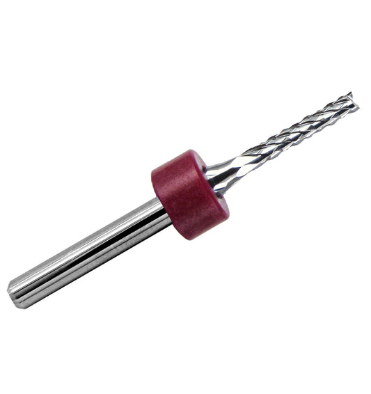 2.00mm diamond flute carbide router with fish tail tip and 1/8 inch shank