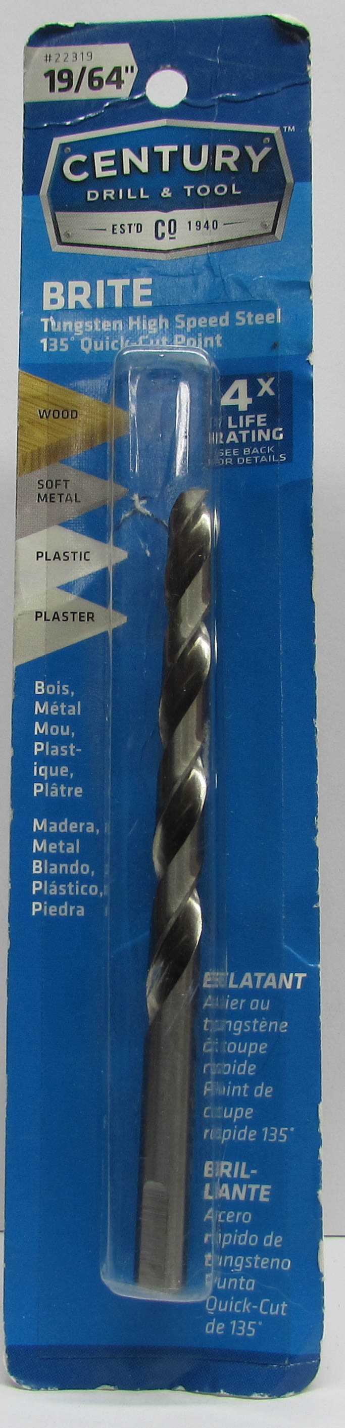 HSS Fractional Drill Bits, Assorted Brands & Sizes