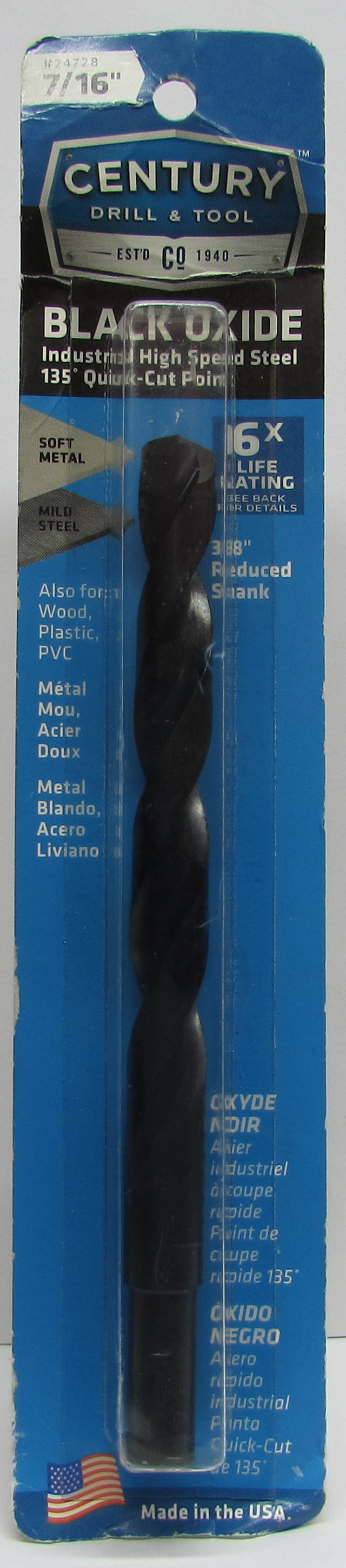 HSS Fractional Drill Bits, Assorted Brands & Sizes