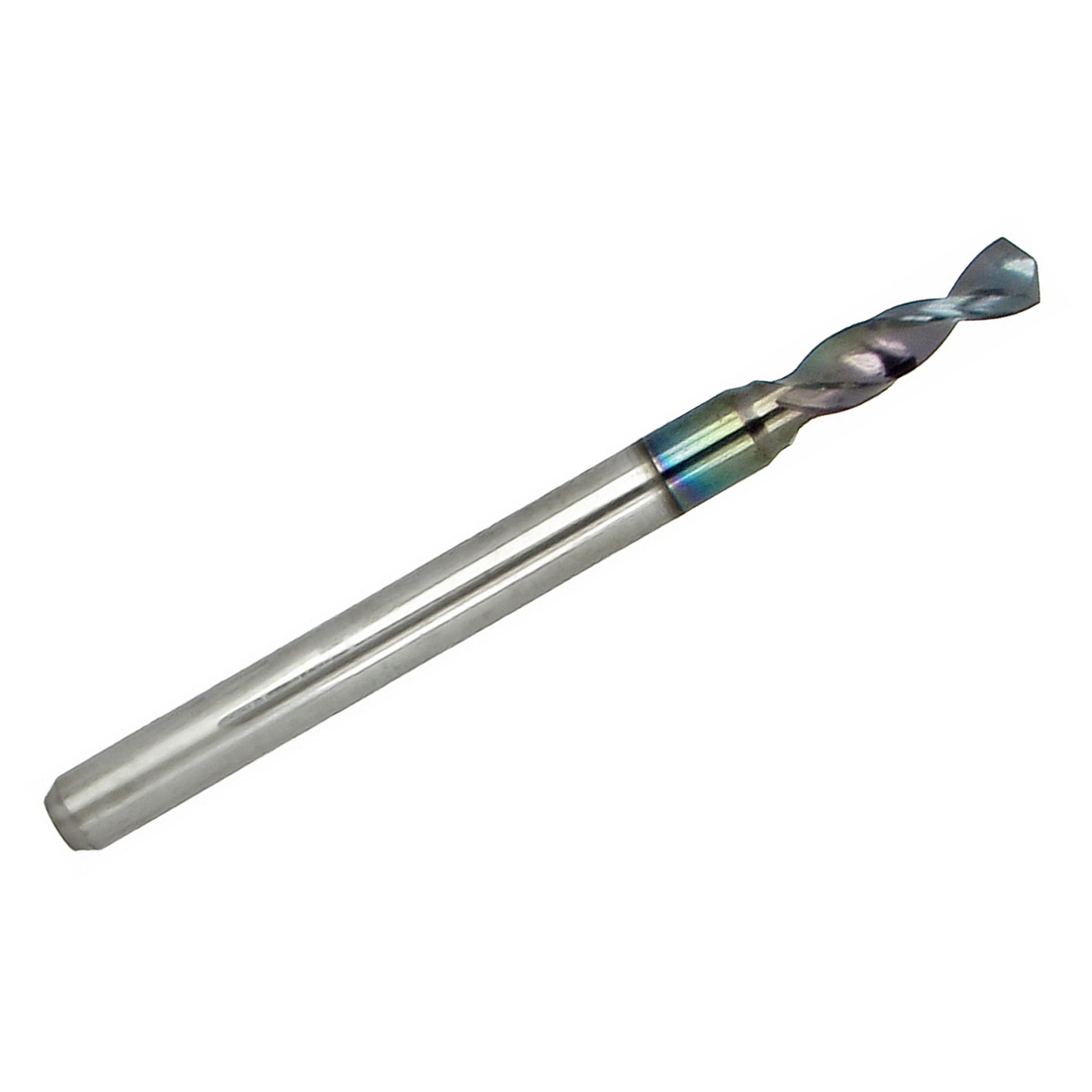 2.60mm solid carbide micro drill bit AlTiN coated 130 degree point